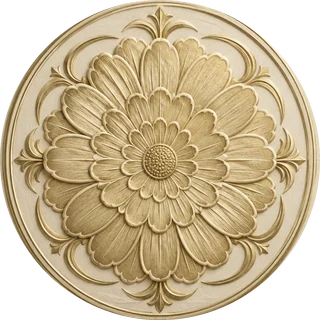 The House of Santosa chrysanthemum medallion